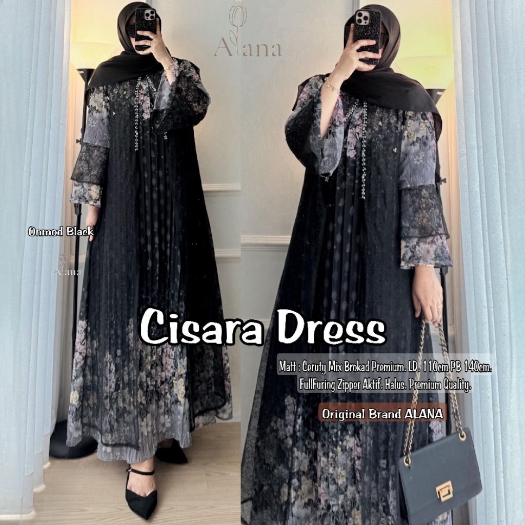CISARA / DRES MAXI TILE MOTIF PRRMIUM / BY ALANA