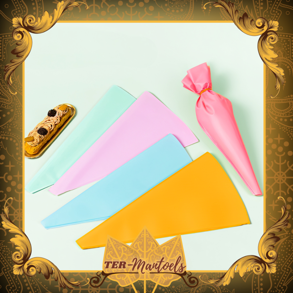 Piping Bag Silikon / Kantong Piping Bag Silikon / Piping Bag Silikon Segitiga