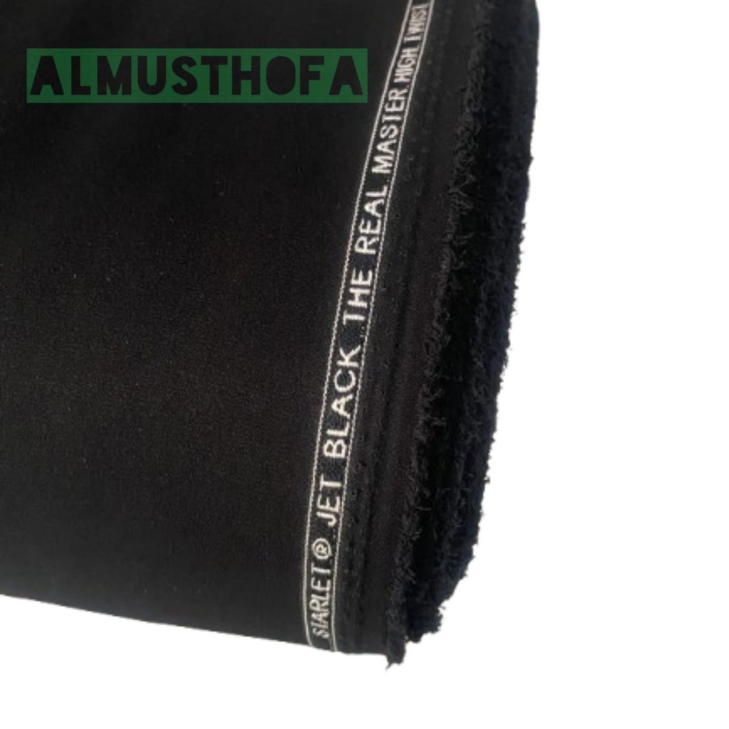 KAIN HITAM JET BLACK BAHAN BAWAHAN