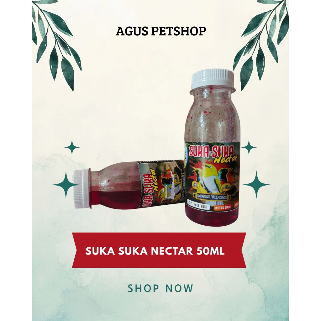 Suka Suka Nextar 50ml Dosis Tinggi Nektar Sogon Konin Kolibri