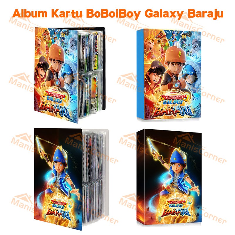 240PCS/432PCS Album Kartu BoBoiBoy Galaxy Baraju Album Kartu - Hobi Koleksi Album Kartu Cards Holder