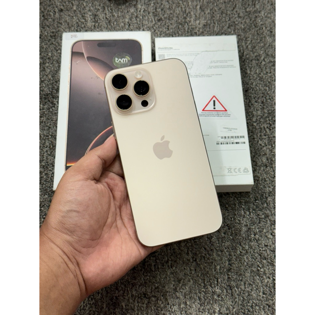 iphone 16 pro max 256gb ibox second fullset original