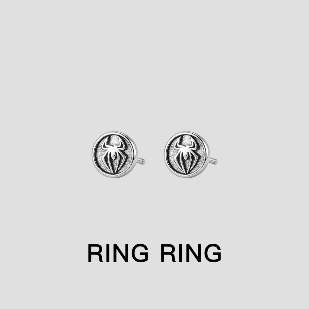 ANTING TINDIK TITANIUM LABALABA UNTUK PRIA - PERHIASAN TELINGA DASAR DATAR, SIMBOL KEKUATAN, EMAS/PE