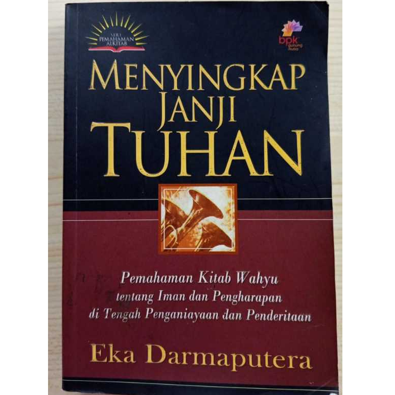 MENYINGKAP JANJI TUHAN (Eka Darmaputera)