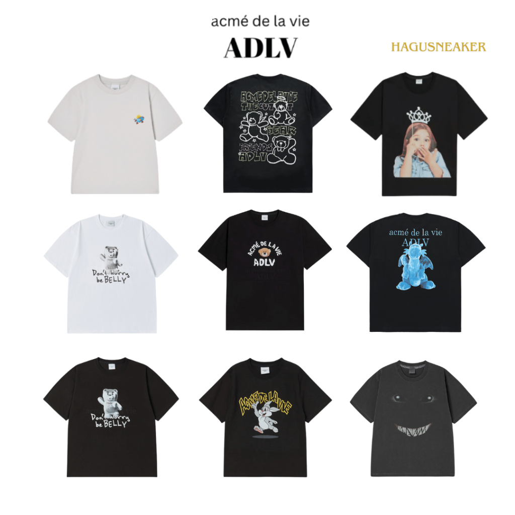 T-SHIRT ADLV KOREA HAGUSNEAKER 100% ORIGINAL