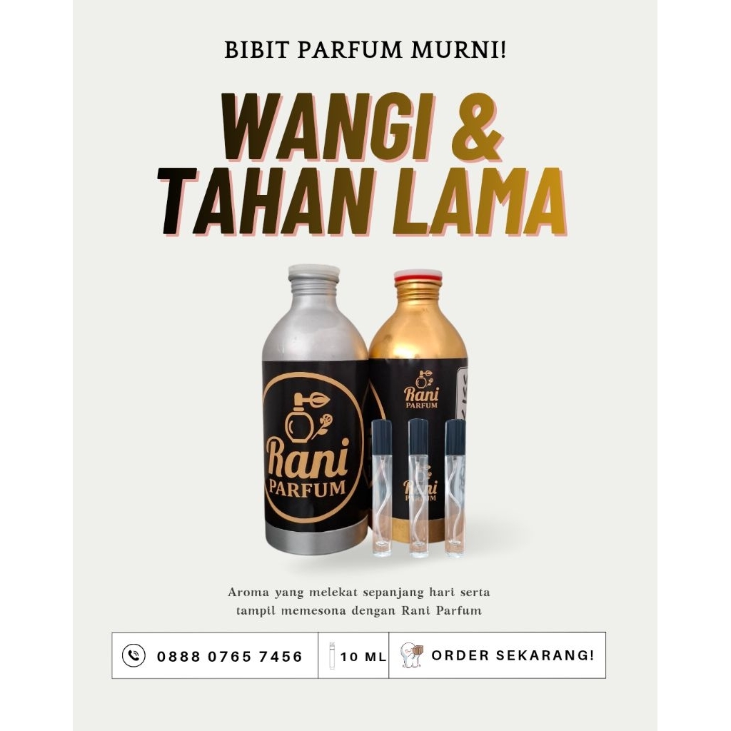 Minyak Wangi Bibit 100% Original - Parfum Bibit Ukuran 10 ml