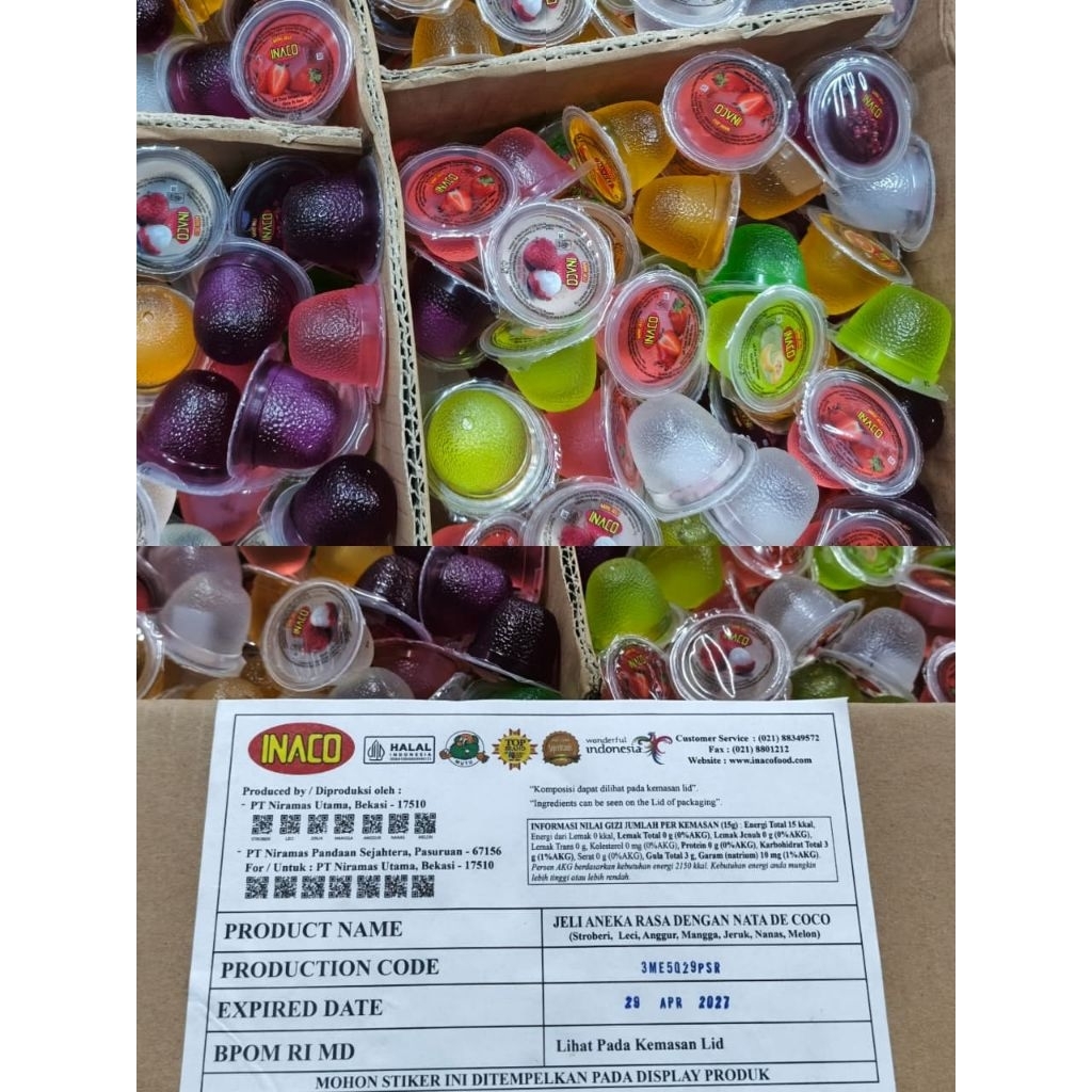 inaco mini jelly 1 dus isi 10kg