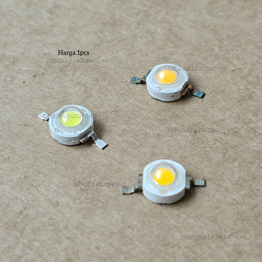 Lampu mata chip led 1 watt warm white 2700K 3000K hpl 1w dekor