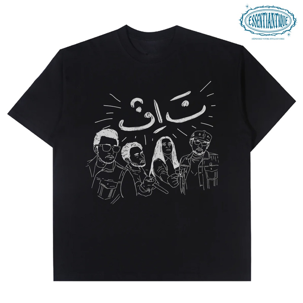 TSHIRT BAND POP RETRO INDONESIA NAIF ART KUALITAS BAHAN KATUN COMBED UNISEX PRIA WANITA - KAOS BAND 