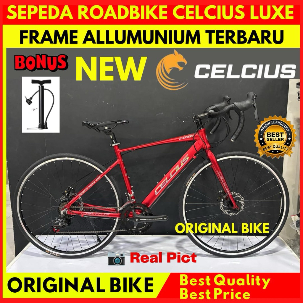 SEPEDA ROADBIKE 700c CELCIUS LUXE FRAME ALLUMUNIUM TERBARU
