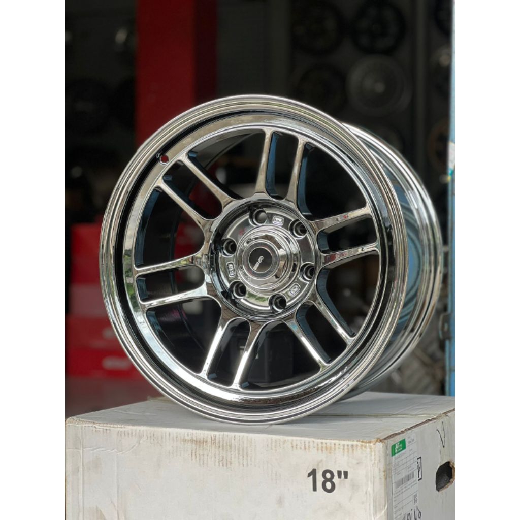 Velg mobil r18 Enkei RPT Black Crome