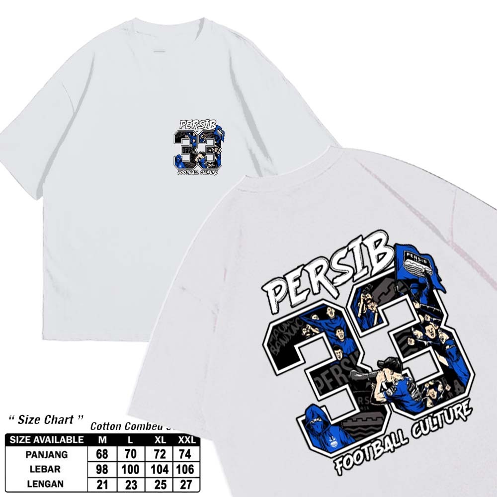 Kaos Distro Pria Dewasa Persib Bandung 1933 New Preimum Combed 30s kaos persib bandung