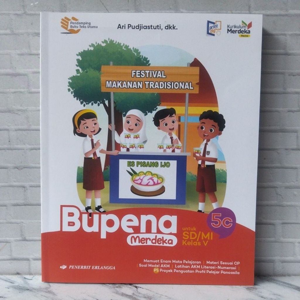 buku baru Bupena merdeka kelas 5c SD revisi