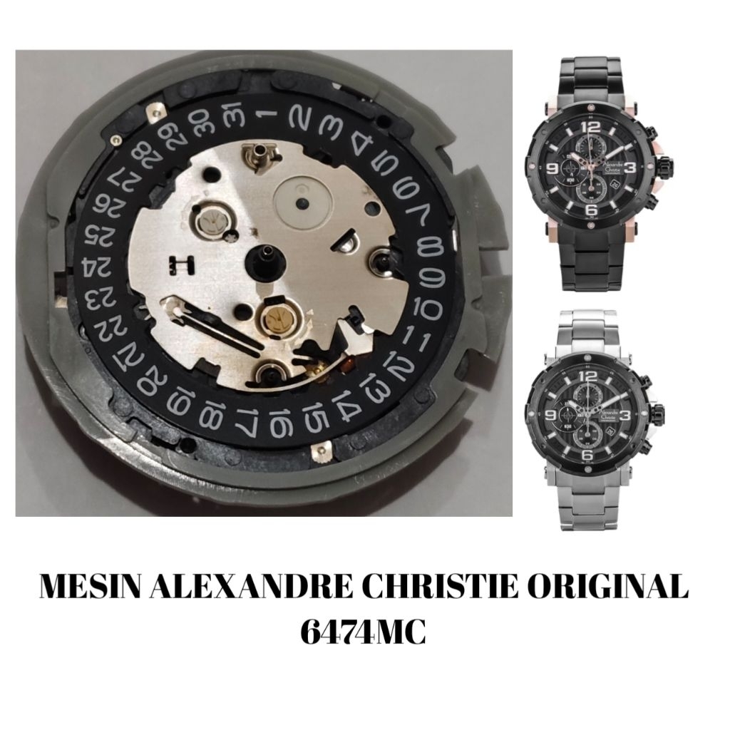 Mesin Alexandre Christie original 6474MC