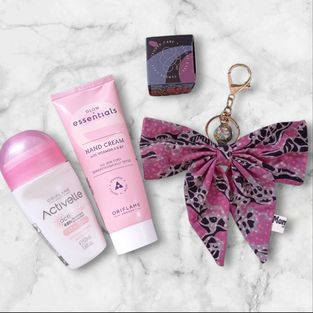 Momsdc Paket Skincare handcream deodorant tendercar parfum oriflame