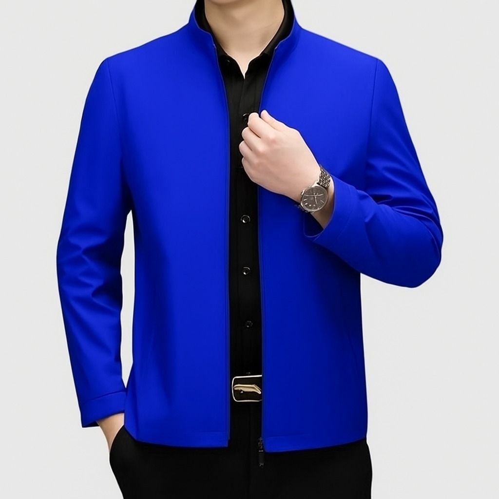 JASKO MANDARIN JAKET PRIA FORMAL JASKO PRIA DEWASA UKURAN JUMBO.M/6XL