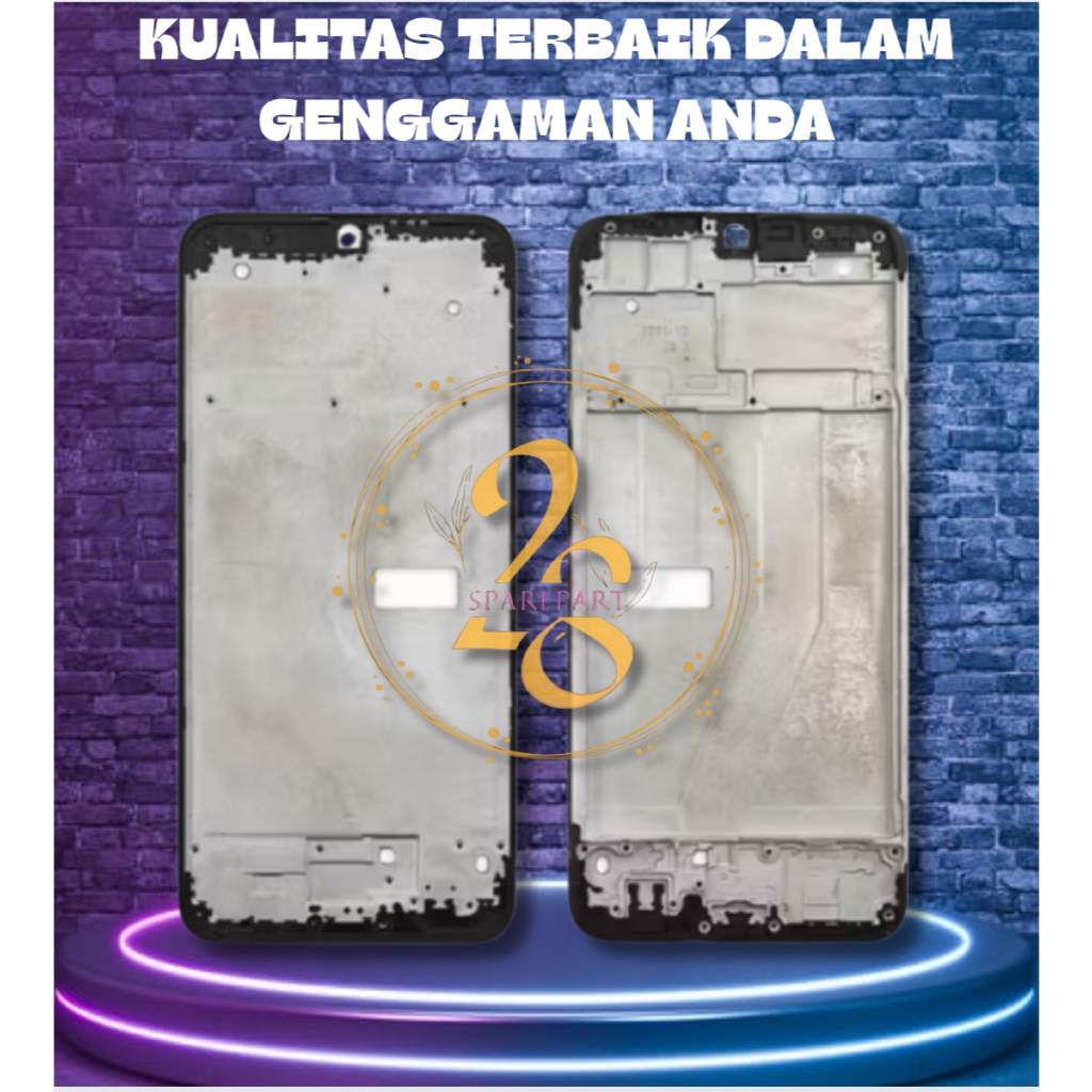 FRAME LCD/TULANG TENGAH DUDUKAN LCD REALME C2 / A1K ORIGINAL