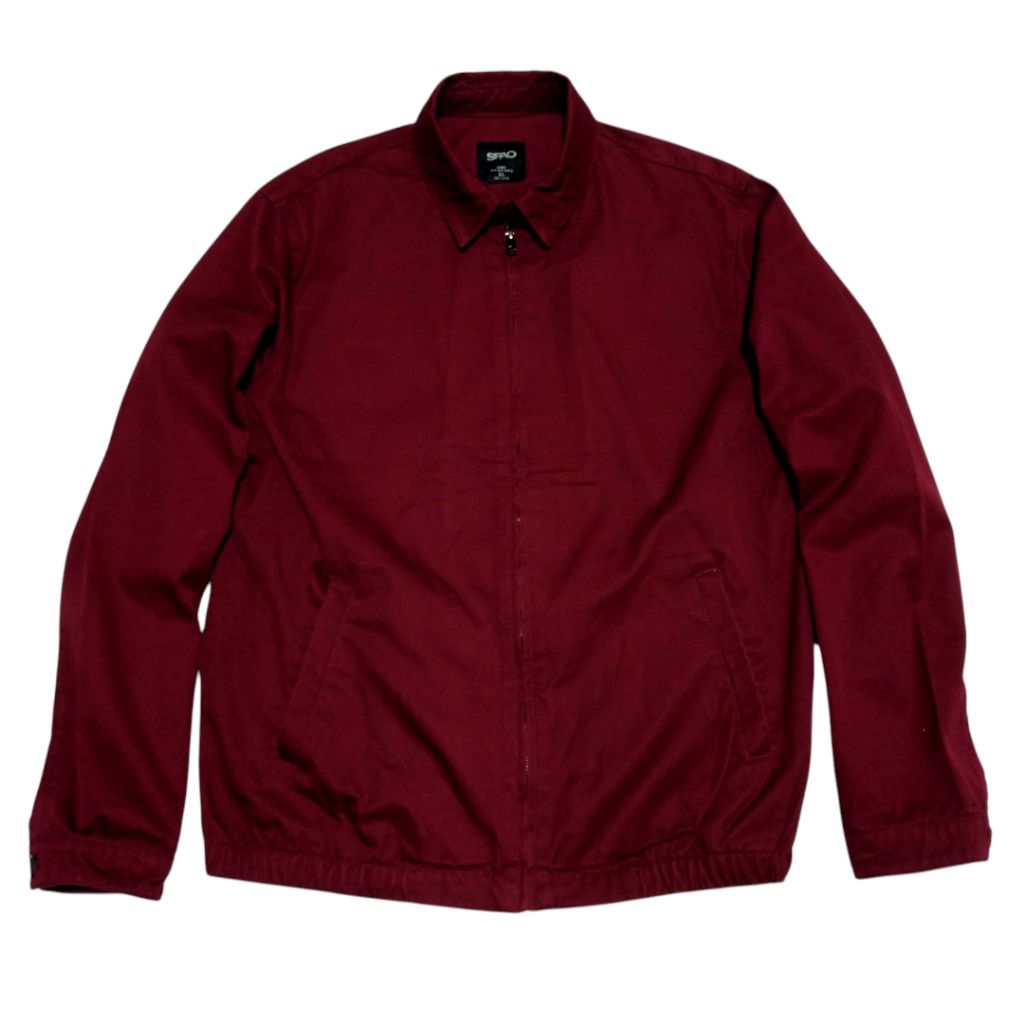 SPAO MAROON Canvas Casual Work Jacket