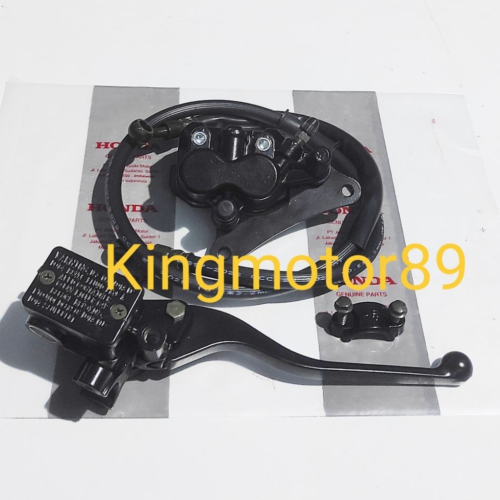 Kaliper+Master Rem+Selang Rem Depan Honda Tiger Lama, Megapro Lama