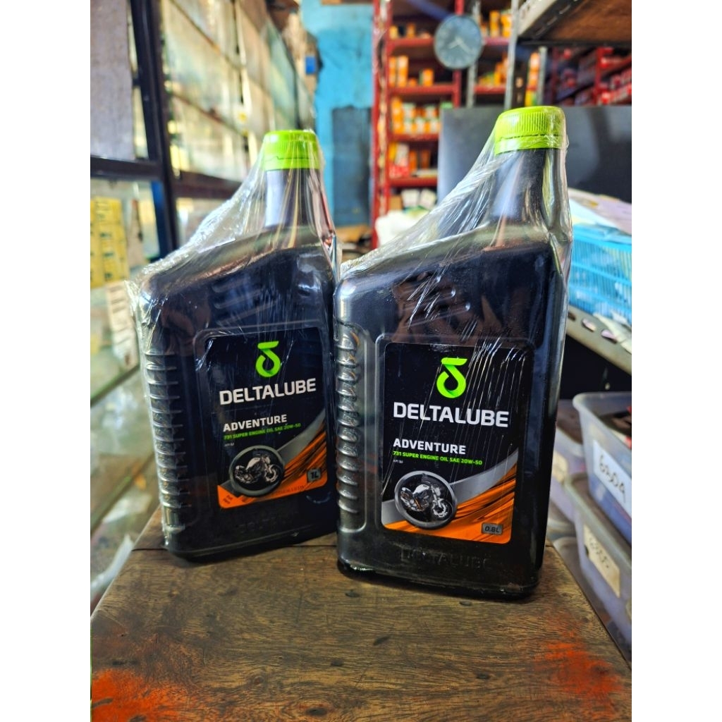 OLI MESIN MOTOR BEBEK SPORT DELTALUBE ADVENTURE SAE 20W-50 1L0.8L - BOYRENK