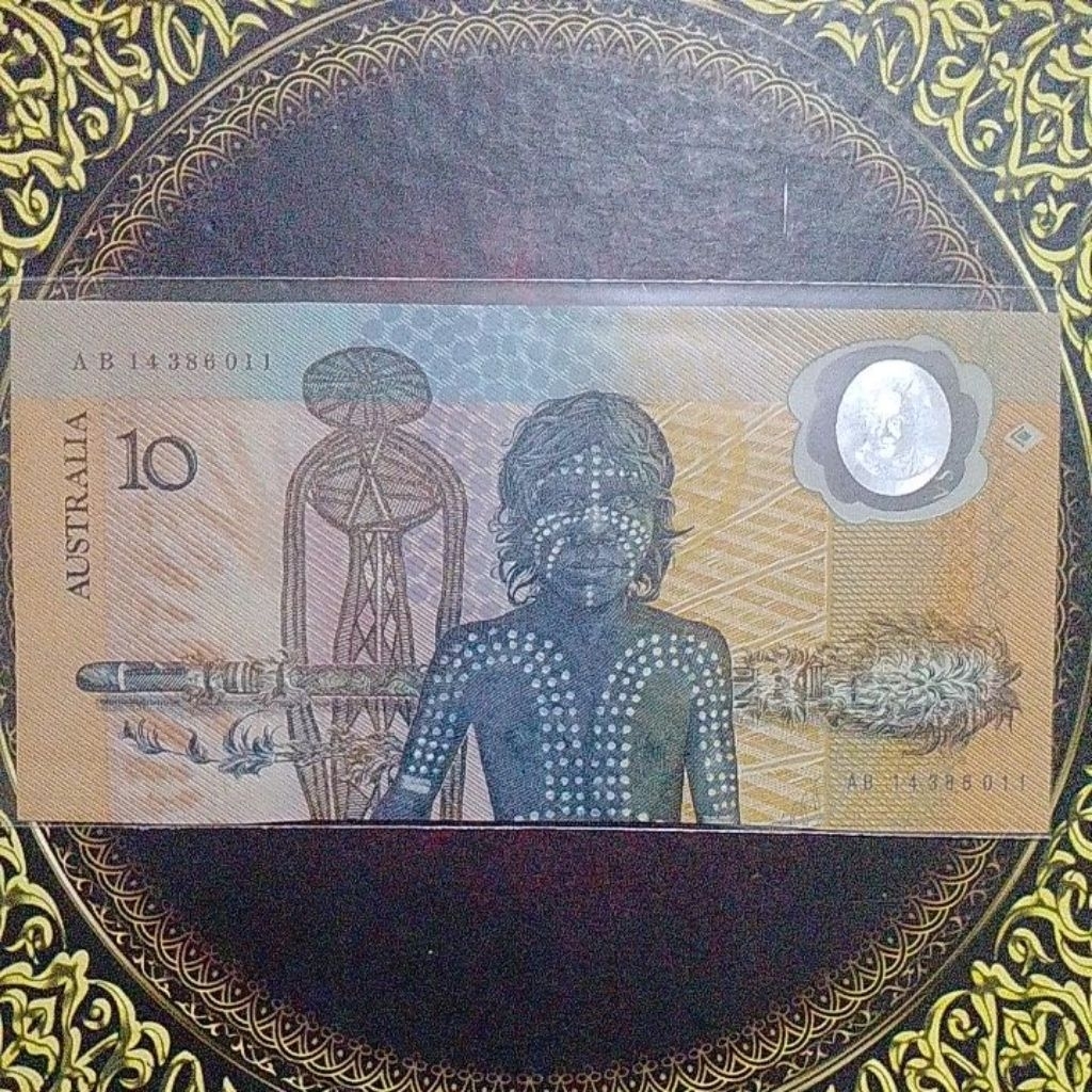 Uang Australia 10 dollar polymer xf