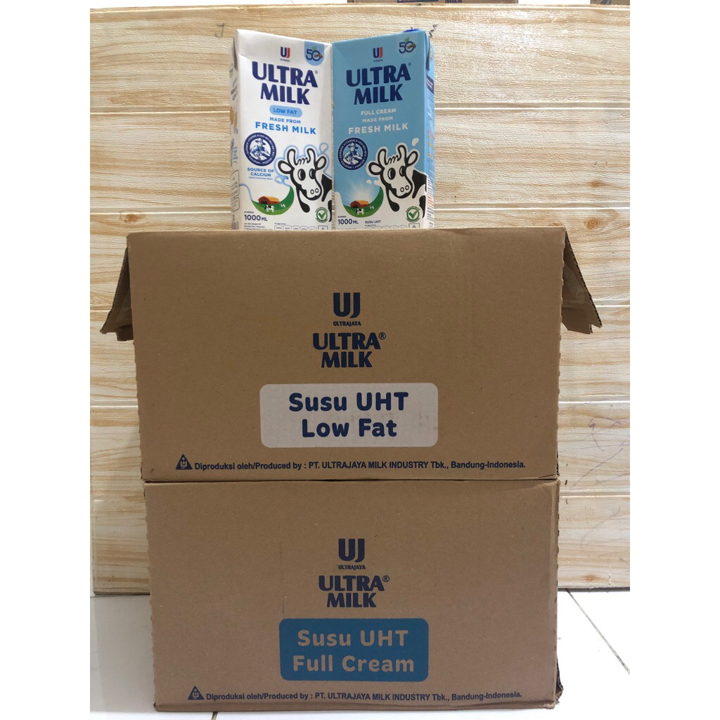 Susu UHT Ultra Milk 1000ml 1 karton isi 12pcs