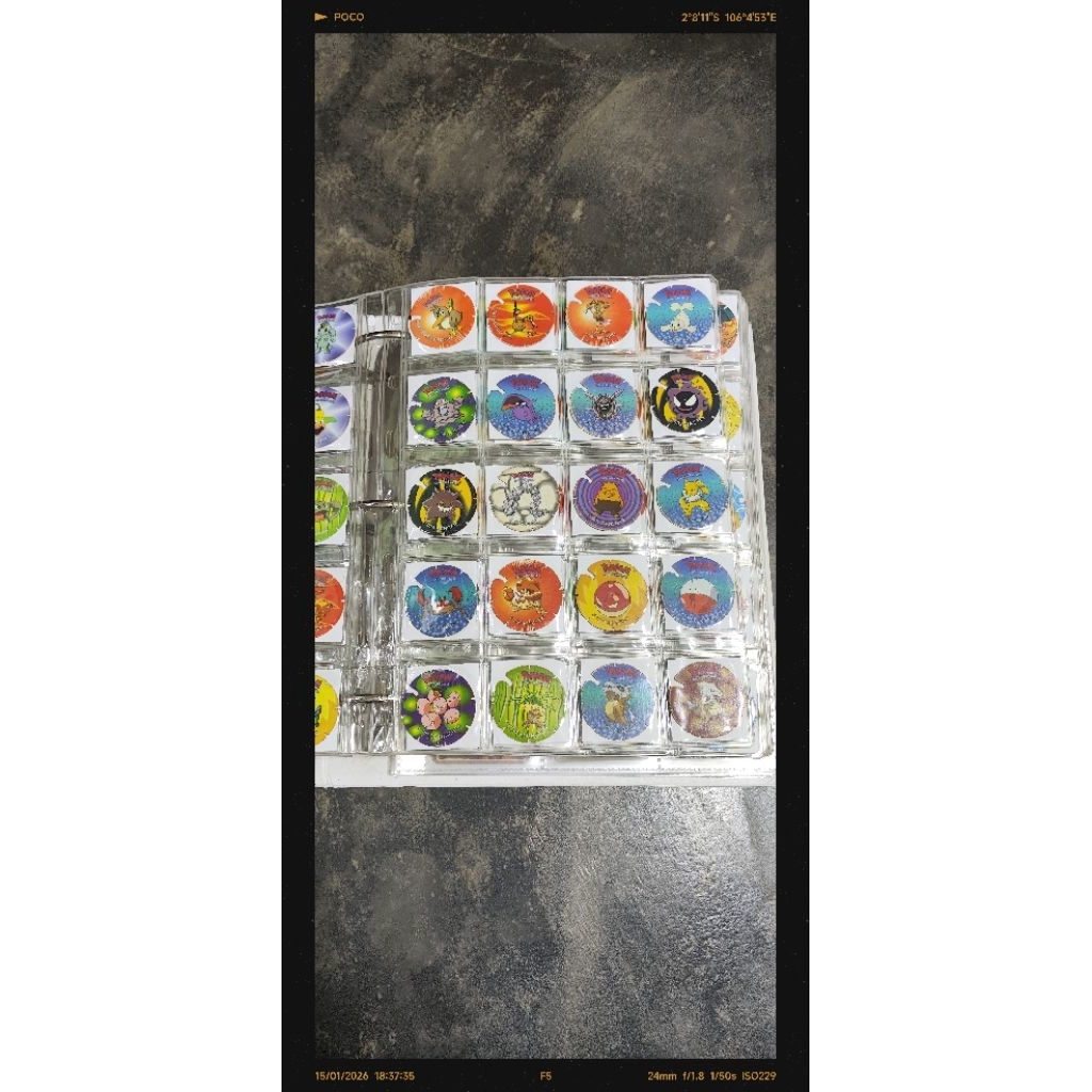 Tazos Pokemon Spin 2000 Fullset