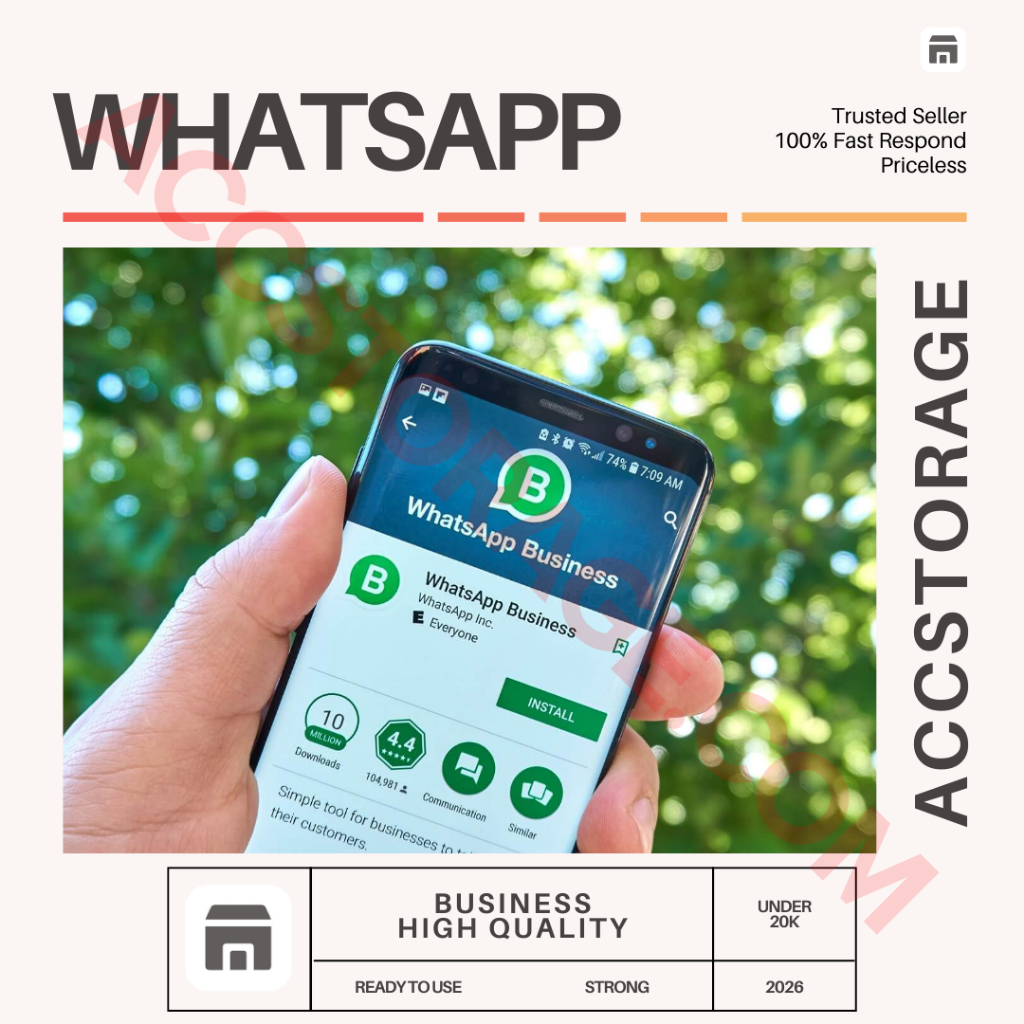 Akun WhatsApp Business | WA Bisnis | Fresh | Nomor Baru |  OTP | Siap Pakai