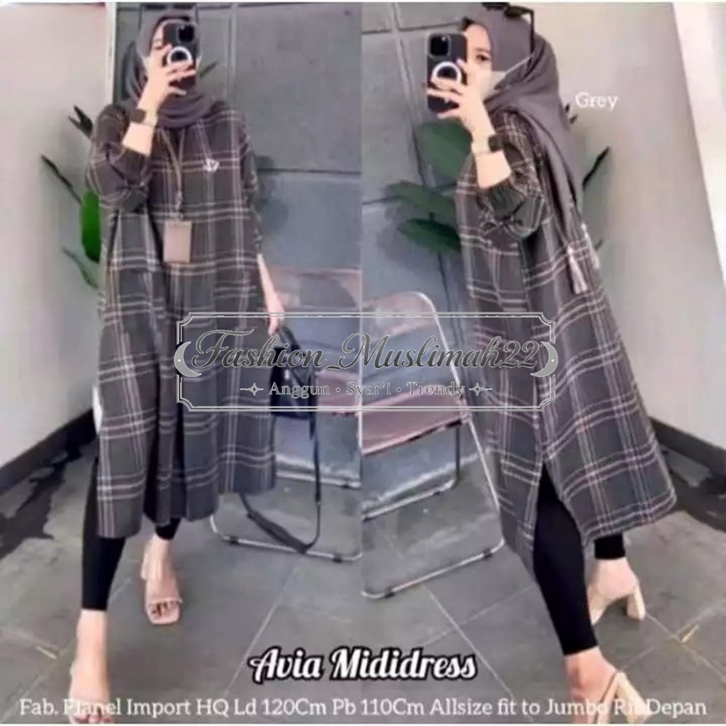 LONG TUNIK FLANEL HALUS LEMBUT NEW SERI LD 120 / GAMIS TERBARU / TUNIK TERBARU
