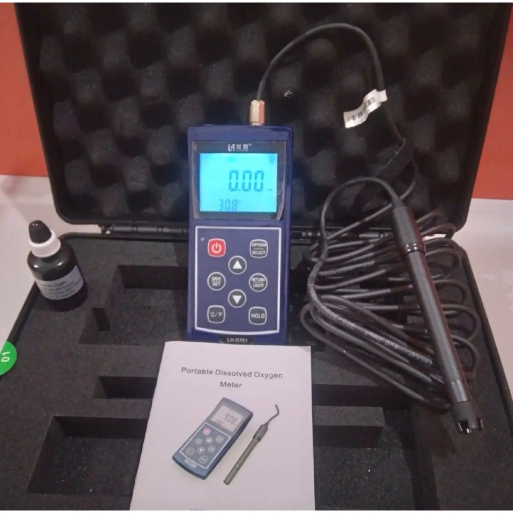 DO Meter, Portable Dissolved Oxygen Meter LH-D701