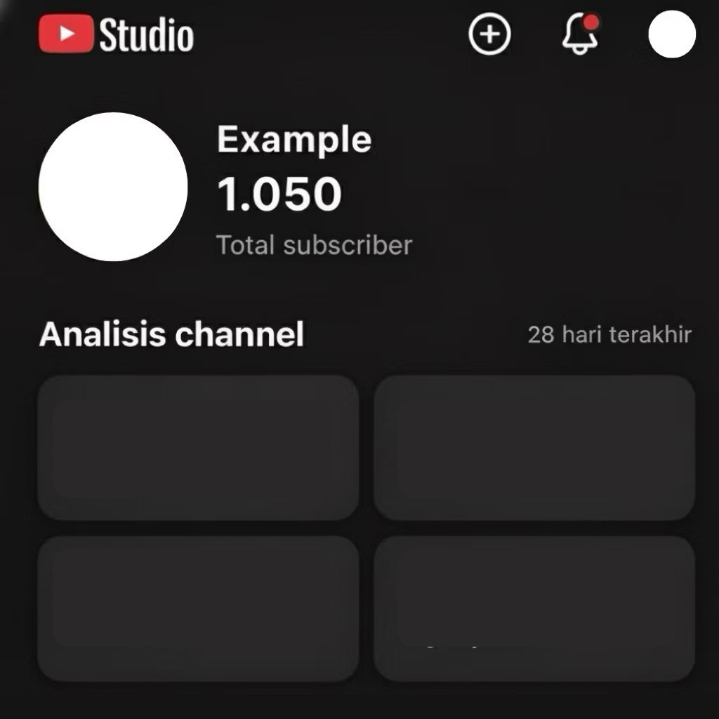 Channel YouTube 1000 Subscriber