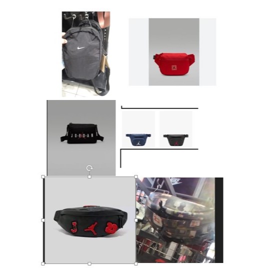 Nike/Air Jordan Waist/Cross Body Bag [Various Design]