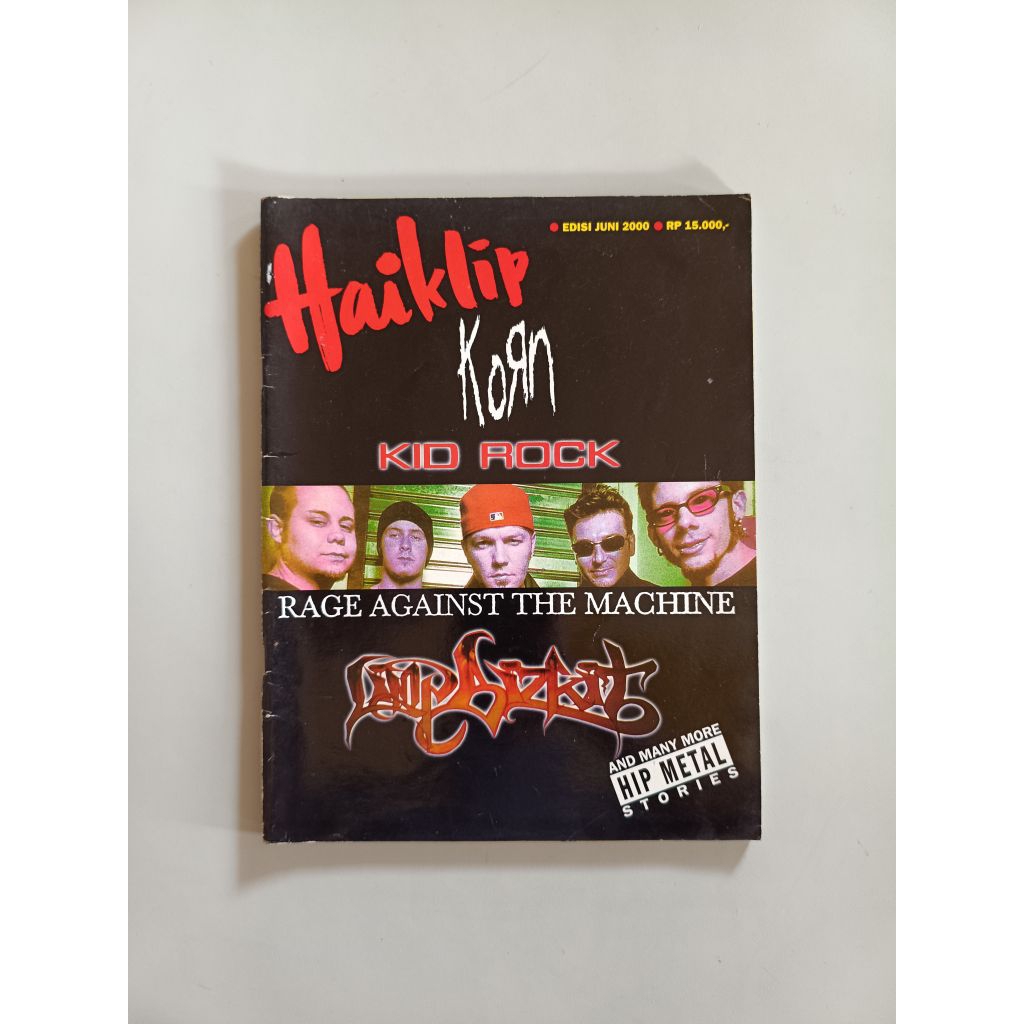 MAJALAH HAI KLIP EDISI JUNI 2000 RICE AGAINST THE MACHINE
