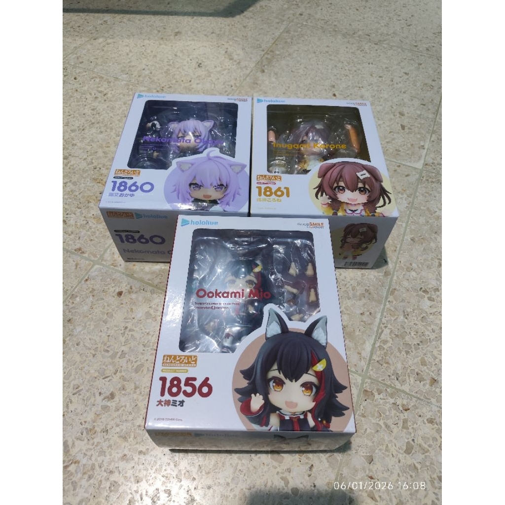 Nendoroid Ookami Mio Inugami Korone Nekomata Okayu hololive gamer original