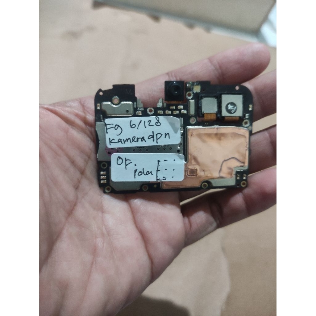 mesin oppo f9 ram 6/128 minus kamera depan Of