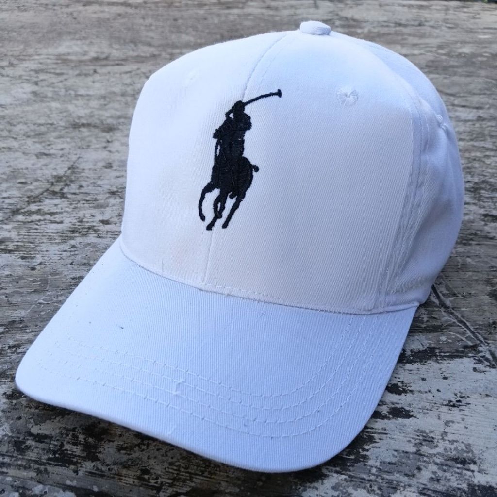 topi baseball POLO putih