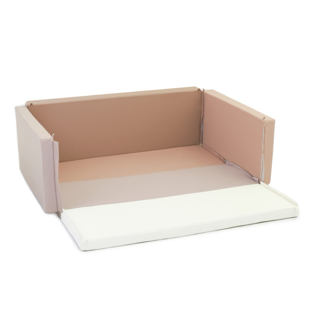 Preloved Bumper Bedding Lumba Playmat Chocolate Brown