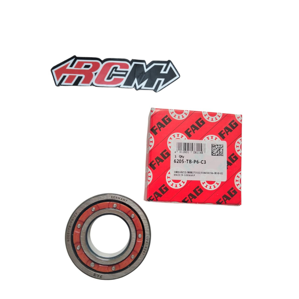 BEARING LAHER LAKER HIGH SPEED FAG GERMAN JERMAN GERMANY 6205 TB-P6-C3 ORI ORIGINAL FAG ASLI