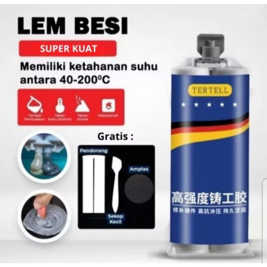 Lem Besi Super Kuat/100 Gram Lem Besi AB TERTELL