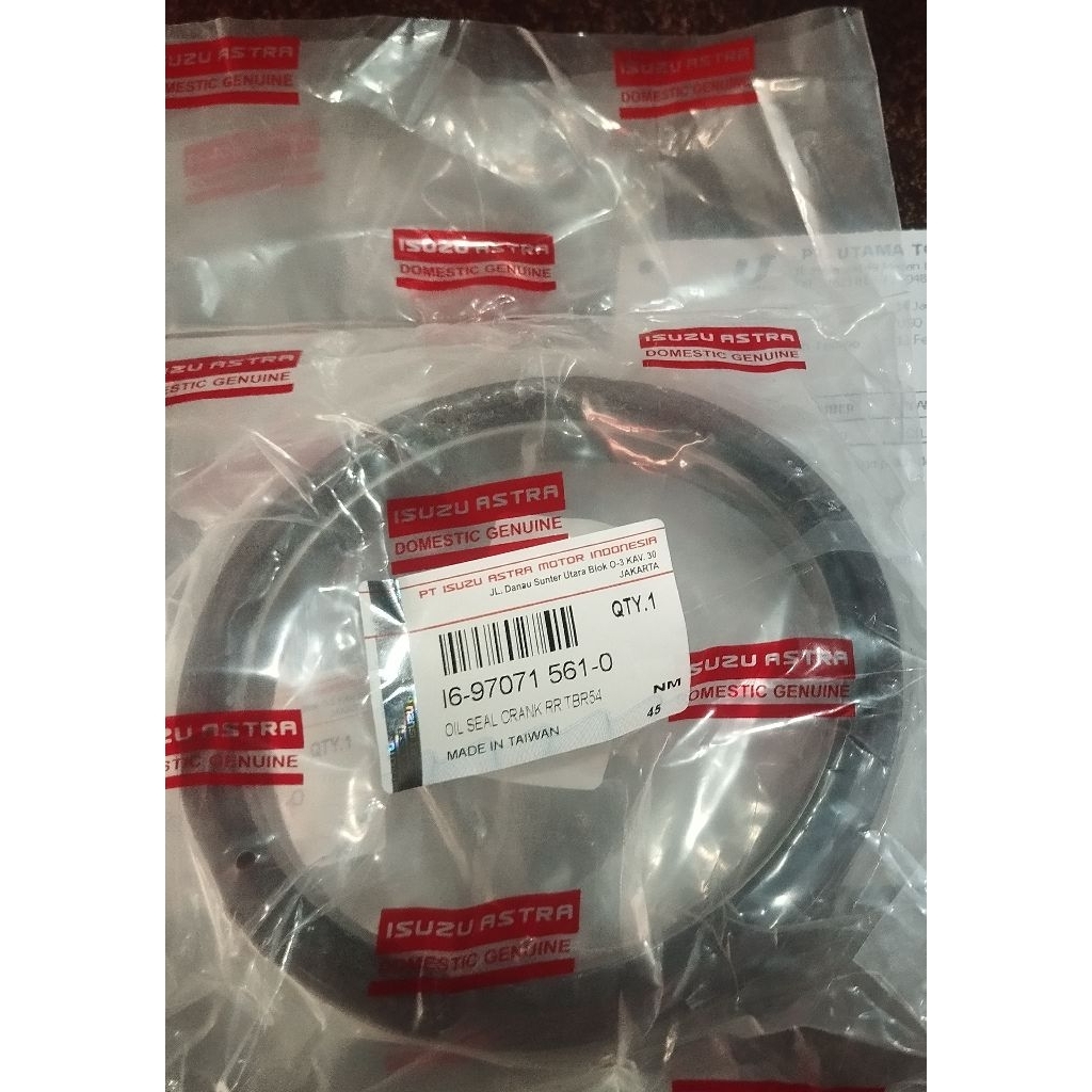 Seal Crankshaft Kruk Kro As Belakang Isuzu Panther 2.5 Kapsul Touring Traga Elf PS77 NHR55 GARANSI O
