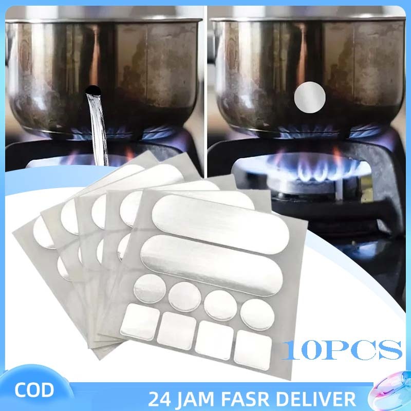 10pcs Lem Panci Bocor Tahan Api Tahan Minyak Dan Tahan Noda Lem Tambal Panci Tahan Air Tambal Wajan 