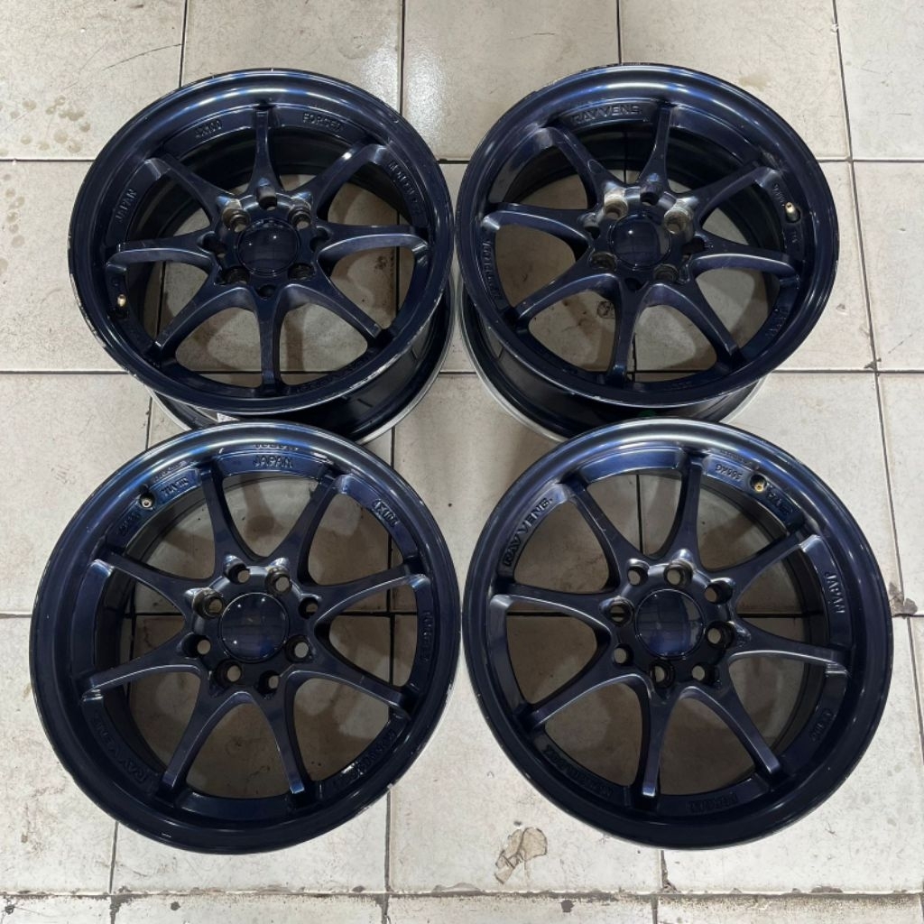 Velg Mobil Bekas CE28 Ring 15 Lebar 6,5 pcd 4x100/114,3 Et40 Kondisi Bagus