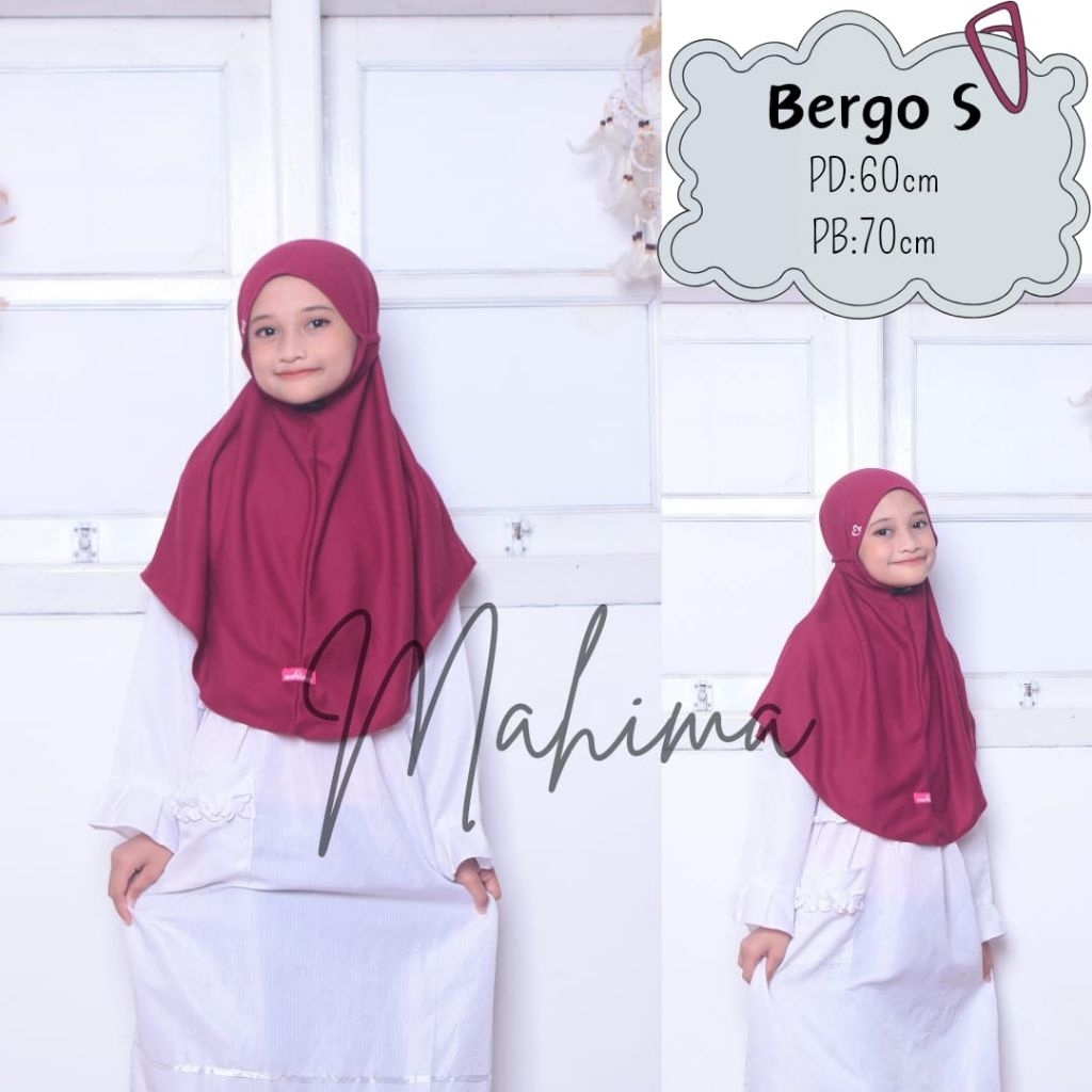 Jilbab Mahima size S | Jilbab Bergo | Hijab Mahima