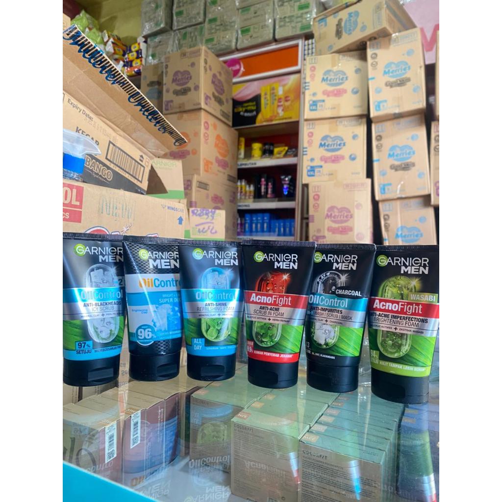 Garnier Men Acno Fight | Sabun Cuci Muka Pria 100ML