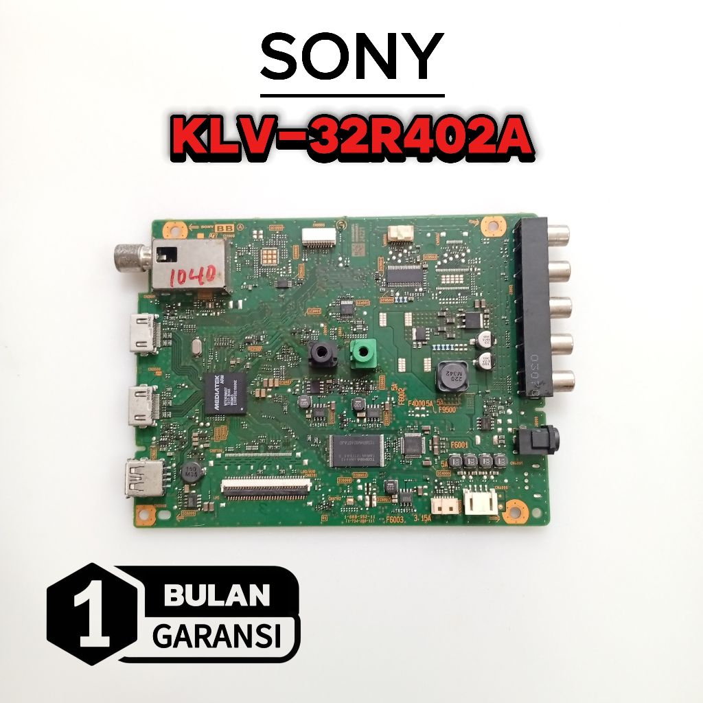MAINBOARD TV SONY KLV-32R402A - MB - MOBO - MODUL - MESIN TV SONY KLV32R402A