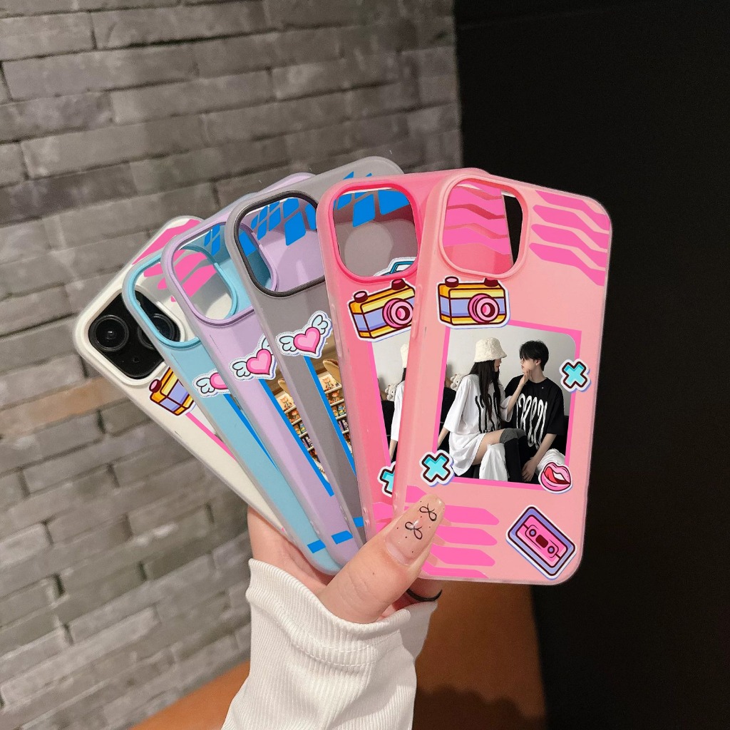 Custom Jelly Color 2 In 1 Pastel Case For Type  Couple Request Foto
