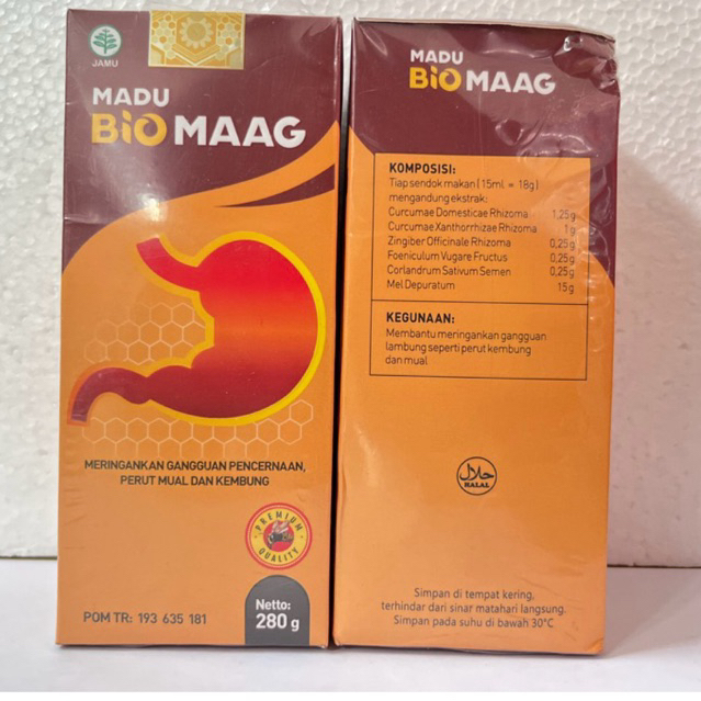 MADU BIO MAAG 280 GRAM / OBAT ASAM LAMBUNG