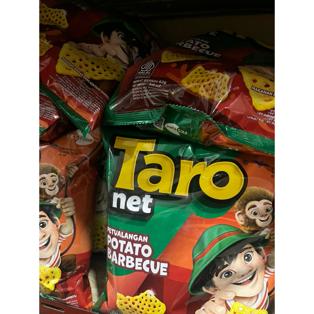 TARO NET SNACK BBQ / SEAWEED