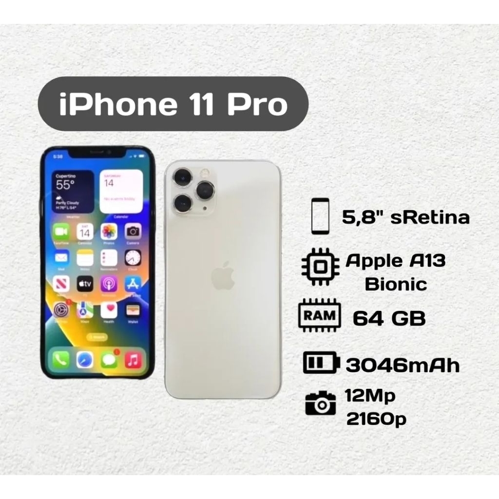 Apple iPhone 11 Pro 64 GB Second Inter Wifi Only