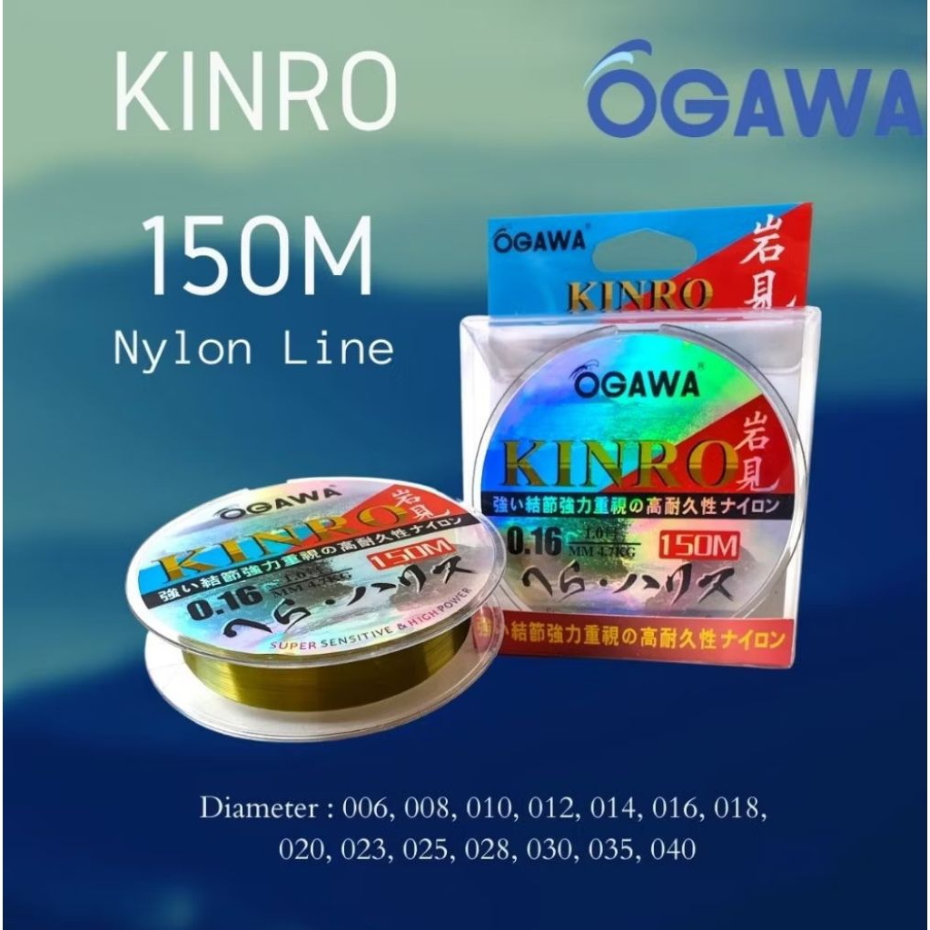 Senar ogawa kinro lembut dan kuat 100m